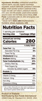 GreeNoodle Tom Yum Noodles Nutrition Facts