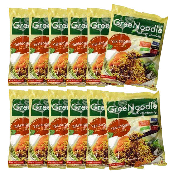 GreeNoodle Yakisoba Noodles, 3 oz (pack of 12)
